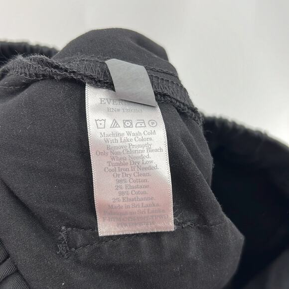 Everlane Women's High Rise Wide Leg Pull On Pants - Black - 4 - Picture 5 of 8